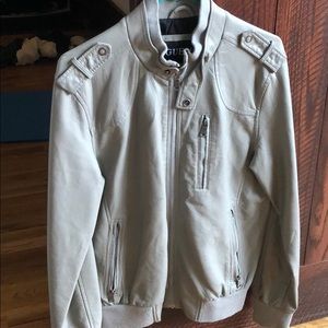 GUESS Faux-Leather Jacket